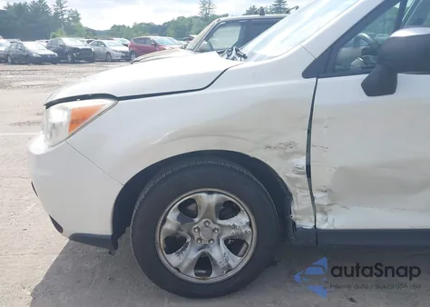 2015 Subaru Forester 2.5I z USA, uszkodzony, nr VIN JF2SJAAC6FH554322